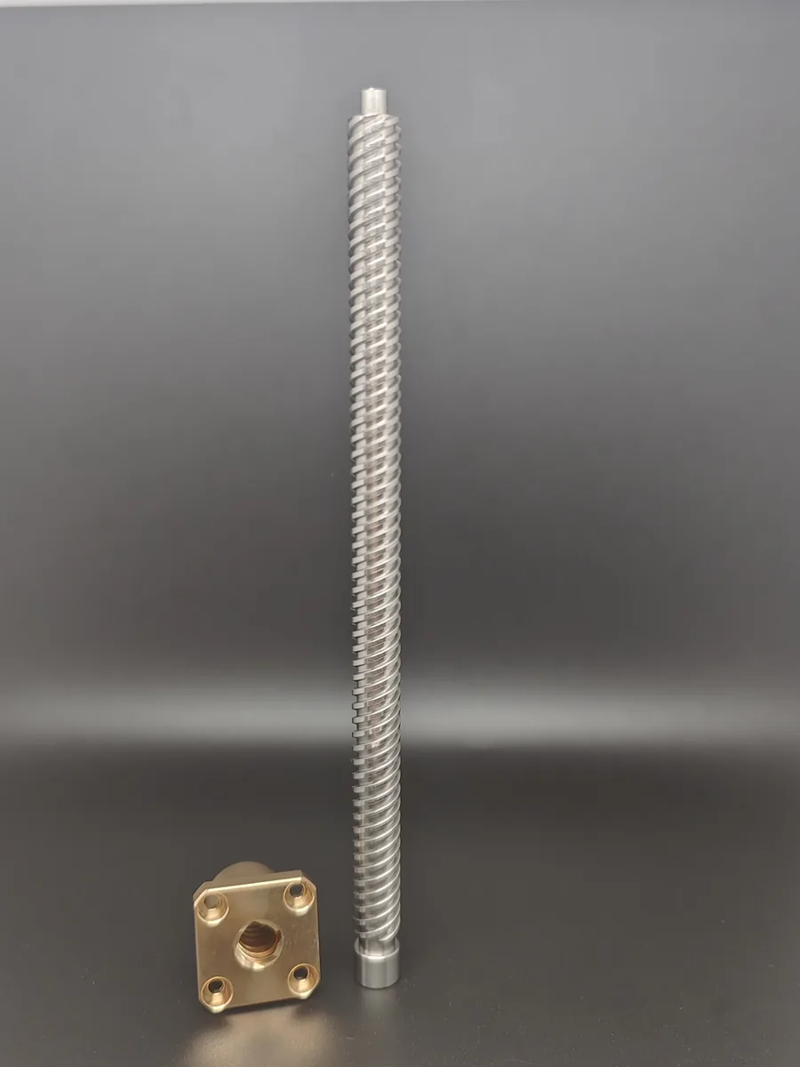 Lead screw and nut assembly shown in the company product introduction